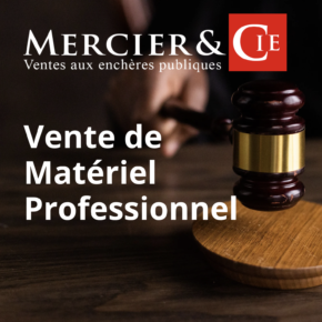 Grande Vente de Matériel Professionnel - Le Mercredi 24 avril 2024 à partir de 9h30